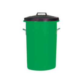 Bin/Lid/Handles 85 Litre Green 311965 – cleaning & hygiene supplies