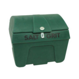 Salt/Grit Bin + Locking Lid Green 200L – waste bins & containers