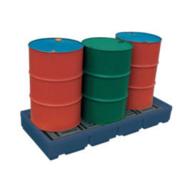 Pallet Sump Poly 4 Drum Capacity Blue – cleaning & hygiene supplies