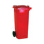 2 Wheel Refuse Container Red 120L – waste bins & containers