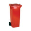2 Wheel Refuse Container Red 140L – waste bins & containers