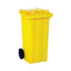 Refuse Container 360L 2 Wheeled yellow – waste bins & containers