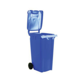Refuse Container 80L 2 Wheeled blue – waste bins & containers