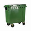 1100L Green Wheeled Bin / Lid 377395 – cleaning & hygiene supplies