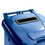140L Locked Blue Wheelie Bin 377891 – waste bins & containers
