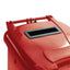 120L Locked Red Wheelie Bin 377902 – waste bins & containers
