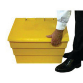 Mini Salt And Grit Bin Yellow 50L – waste bins & containers
