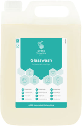 Evans Machine Glasswash Detergent – cleaning & hygiene supplies