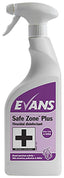Evans Safe Zone Plus Virocidal Disinfectant Trigger Spray – surface cleaners & disinfectants
