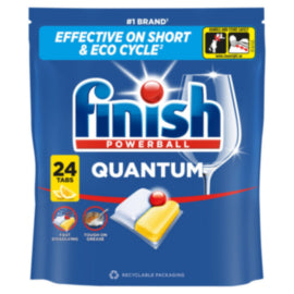 Finish Quantum All In 1 Lemon Dishwasher Tablets – dishwasher detergents & additives
