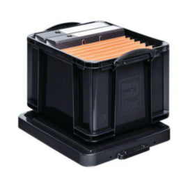 Really Useful 35L Storage Box Black – waste bins & containers