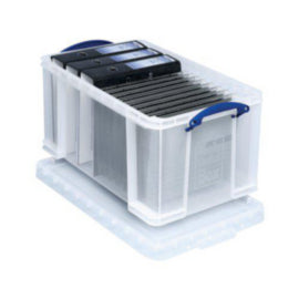 Really Useful 48 Litre Box Clear – cleaning & hygiene supplies
