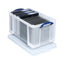 Really Useful 48 Litre Box Clear – cleaning & hygiene supplies
