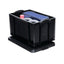 Really Useful 84L Rcyc Storage Box Black – waste bins & containers