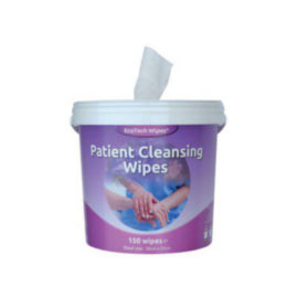 Ecotech White Patient Cleansing Wipes Pack of 150 – cleaning & sanitising wipes