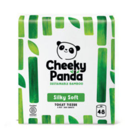 Cheeky Panda 3-Ply Toilet Tissue 200 Sheets Plastic Free – toilet tissue & rolls