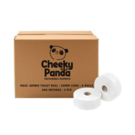 Cheeky Panda 2-Ply Maxi Jumbo Toilet Roll 300m – toilet tissue & rolls