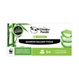 Cheeky Panda Bamboo Balsam Tissues 64 wipes – cleaning & sanitising wipes