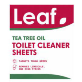 Wash with Leaf Toilet Cleaning Sheet 30 Per Pack – cleaning & hygiene supplies