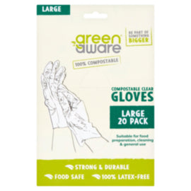 Green Aware Compostable Large Gloves Large – gloves & hand protection
