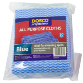 Dosco Professional All Purpose Cloths Blue – cloths, scourers & dusters