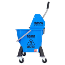 Dosco Kentucky Mop Bucket & Wringer Blue 25L – mops, brooms & cleaning tools