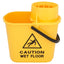 Dosco Mop Bucket & Wringer Heavy Duty Yellow 15L – mops, brooms & cleaning tools