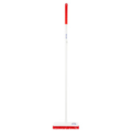 Dosco Hygiene 12in Red Soft Broom with Handle12 Inch/30cm – mops, brooms & cleaning tools