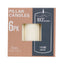 Torc Ivory Pillar Candles 9x3 Inch/23x8cm 6Pk – cleaning & hygiene supplies