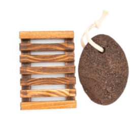 Pumice Stone on Tray – cleaning & hygiene supplies