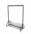 Garment Rail with shelving – cleaning & hygiene supplies