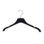 Black Flocked Top Hangers – cleaning & hygiene supplies