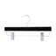 Black Flocked Clip Hangers – cleaning & hygiene supplies