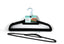 Black Slim Flocked Hangers 10pk – cleaning & hygiene supplies