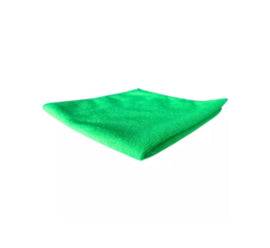 MICROFIBRE CLOTH GREEN 40X40CM (100) – cloths, scourers & dusters