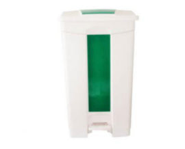 Plastic Pedal Bin 87 ltr Green – waste bins & containers