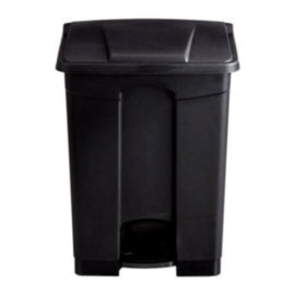 Plastic Pedal Bin 45 ltr Black – waste bins & containers