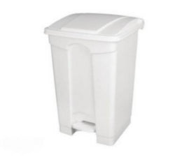 Plastic Pedal Bin 45 ltr White – waste bins & containers
