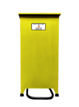 Fire Retardant Bin Lge (SC) Yellow – cleaning & hygiene supplies