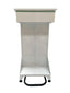 Open Pedal Bin White – waste bins & containers