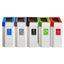 Recycling Set 5 x 60 L Cardboard Recycling Bins – waste bins & containers