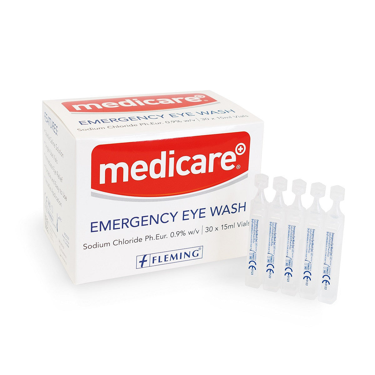 Medicare Emergency Eye Wash 15ML Box of 30