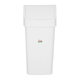 SYR Polypropylene Swing Bin White 50Ltr – waste bins & containers