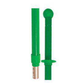 SYR Telescopic Ball Grip Microfibre Flat Mop Handle Professional Green – mops, brooms & cleaning tools