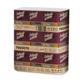 2ply Selpak Zfold White Hand Towels - 21.5x24cm (SP1) (12x200s) – hand towels & centrefeed rolls