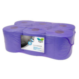 Logic8 150m Blue Centrefeed Roll (LT1)(6) – hand towels & centrefeed rolls