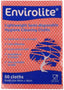 Envirolite Folded Cleaning Cloths Red (10x50) – cloths, scourers & dusters