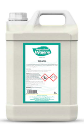 Professional Hygiene Liquid Bleach 2x5ltr – bleach & toilet cleaners