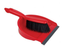 Dustpan Set Red – mops, brooms & cleaning tools