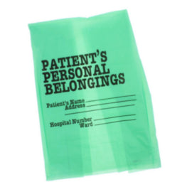 Hd Patients Personal Belongings Bag Green 80 Gauge 20Inchx30Inch – cleaning & hygiene supplies